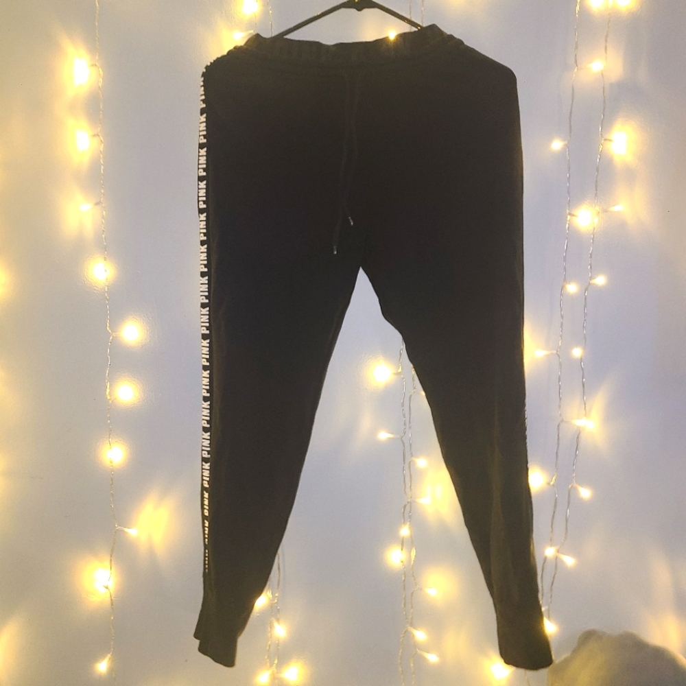Black PINK Victoria's Secret Sweatpants/Joggers